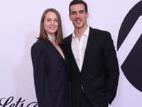 Herec Adam Bardy s manželkou Bibiánou