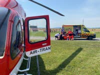 Resna prometna nesreča pri Vinnem: Moški s hudimi poškodbami v bolnišnici