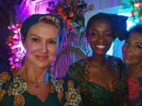 Na pytačkách Mary Lukama v Angole bola aj módna návrhárka Lýdia Eckhardt a Mária Mičková