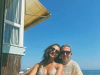 Eva Burešová na dovolenke.