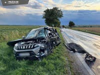 TRAGICKÁ zrážka auta s kamiónom: FOTO Osobák skončil úplne na šrot! Vodiča (†47) sa nepodarilo zachrániť