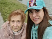 Zora Czoborová s mamou