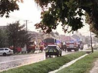 Požiar mäsiarstva v Gbelciach