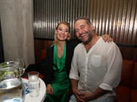 Markíza média párty. Na snímke Jana Majeská, Martin Mňahončák