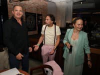 Markíza média párty. Na snímke Dano Dangl, Juraj Kemka, Zuzana Kubovčíková Šebová