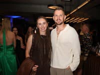 Markíza média párty. Na snímke Xénia Gregušová, Lukáš Stanislav