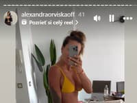 Saša Orviská sa môže pochváliť krásnou postavou.