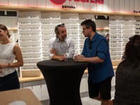 Vlado Kobielsky, vľavo jeho dcéra Klára