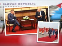 Fico je v Číne! Na letisku ho privítali mažoretky na červenom koberci, potom sa stretol s Putinom