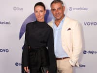 Markíza média párty. Na snímke Nela Pocisková, Filip Tůma