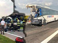 NEŠŤASTIE na východe: Jedna obeť a vyše 30 zranených po zrážke autobusu a nákladiaku! FOTO z miesta nehody