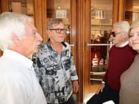 Odhalenie pamätnej dlaždice Milana Kňažka - Vlado Černý