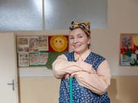 Simona First v seriáli Sľub porodí piate dieťa
