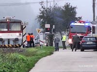 V Lietavskej Lúčke sa zrazilo auto s vlakom