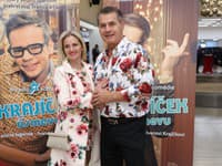 Premiéra muzikálu Krajíček úsmevu - Otto Weiter s manželkou 