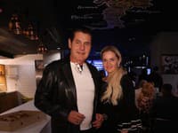 Krst knihy Igora Kmeťa. Na snímke  Otto Weiter s manželkou