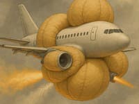 Vynález ako z hollywoodskeho trháku: Lietadlo sa pri páde zmení na obrovskú popcornovú guľu! Koniec leteckých tragédií?