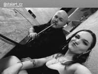 Artur Štaidl s priateľkou