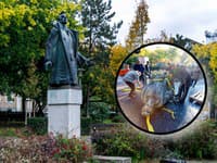 Bratislava zrušila pomník vplyvného komunistu! VIDEO Socha je z námestia preč, TOTO s ňou spravia