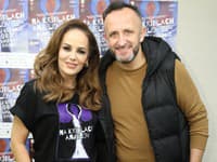 Karin Haydu a Ondrej Kandráč na charitatívnej akcii Na krídlach anjelov