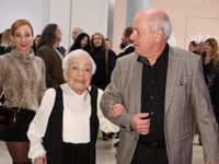 Premiéra filmu Nepela. Na snímke Matej Landl, Eva Landlová