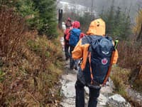 Zábery z pátracej akcie vo Vysokých Tatrách