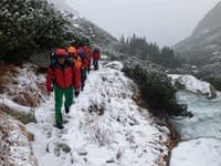 Zábery z pátracej akcie vo Vysokých Tatrách