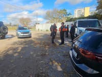 Záber z pátracích akcíí po Jaroslavovi P. z okresu Hlohovec