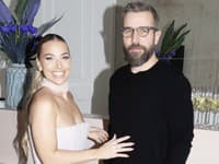 Dominika Cibulková s manželom Michalom Navarom na slávnostnom uvedení svojej aplikácie 