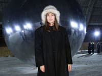 Módna prehliadka Marcela Holubca. Na snímke Lucia Hlaváčková