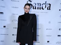 Módna prehliadka Marcela Holubca W. Na snímke Babsy Jagušák