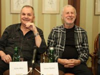 Jožo Ráž a Ján Baláž na uvedení klipu Zavolaj mi