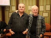 Jožo Ráž a Ján Baláž na uvedení klipu Zavolaj mi