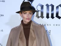 Módna prehliadka Marcela Holubca W. Na snímke Michaela Kocianová