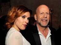 Rumer Willis so svojim milovaným otcom Bruceom. 
