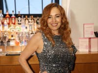 Vianočný večierok známej kozmetickej značky. Na snímke Vera Wisterová