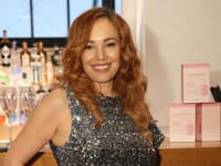 Vianočný večierok známej kozmetickej značky. Na snímke Vera Wisterová