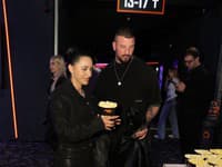 Premiéra Separovho koncertu. Na snímke Bianka Rumanová s priateľom