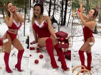 Poslúchali ste? Markizácka exfarmárka ako SEXI Mikuláš: Odhodila oblečenie a strúhala HOT pózy!