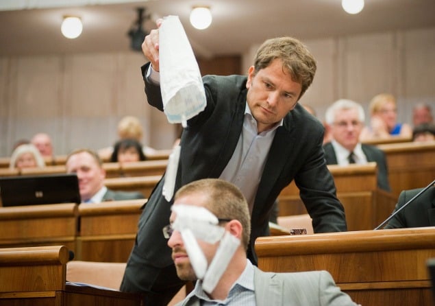 Parlament začal incidentom: Matovič Parlament začal incidentom: Matovič