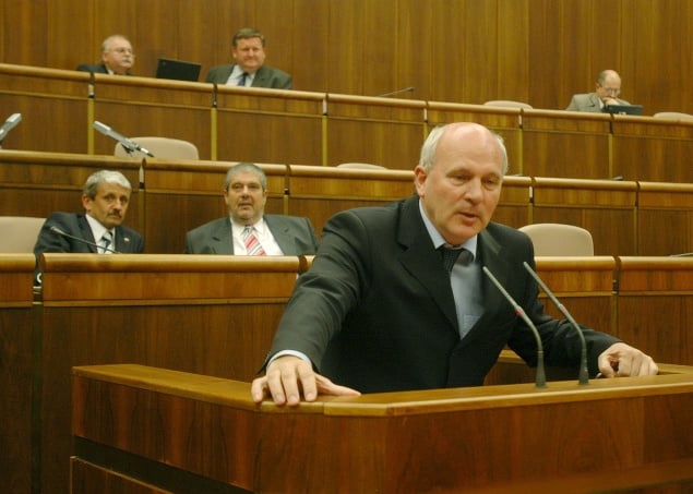 Vystúpenie poslanca za KDH Františka Mikloška 11. mája 2005.
