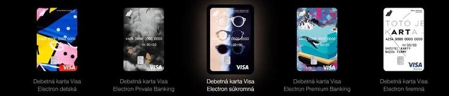 Umelecké dizajny nových platobných kariet Tatra banky vzbudia okamžite pozornosť.