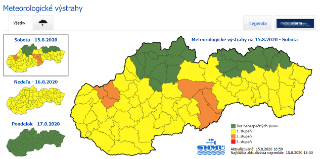 PREDPOVEĎ počasia: Slovensko trápia