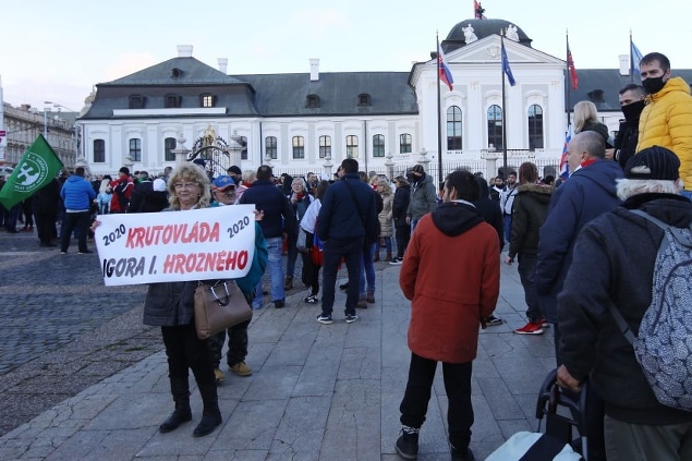 FOTOREPORTÁŽ Včerajší protest na