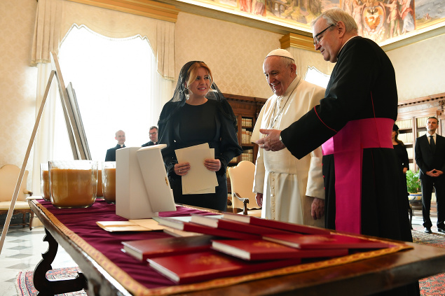 Čaputová u pápeža: FOTO