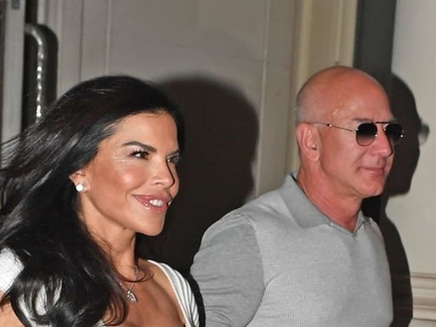 Lauren Sanchez a Jeff Bezos