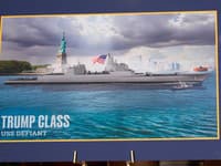 Fotografie sú zobrazené predtým, ako prezident Donald Trump prehovorí vo svojom klube Mar-a-Lago.