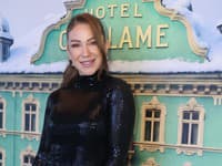 Vianočný večierok známej kozmetickej značky. Na snímke Lucia Šenková