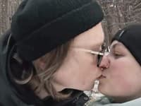 Vlastimil s novou partnerkou