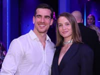 Adam Bardy s manželkou